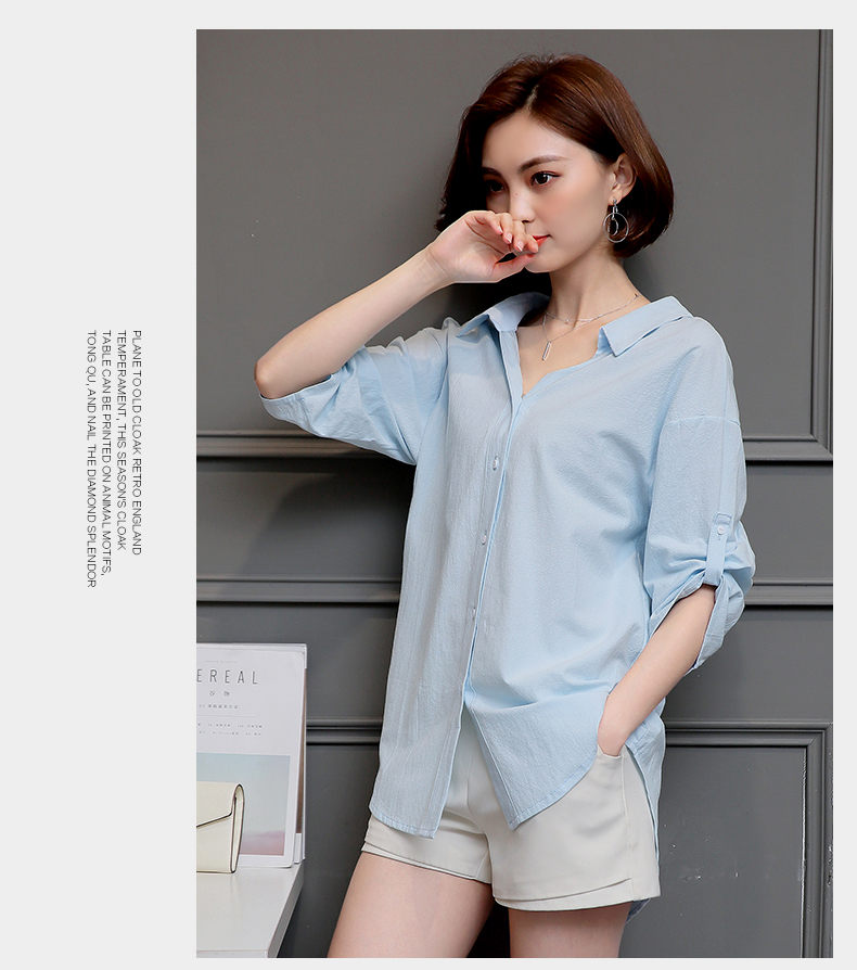 WT3837 Stylish Top Blue