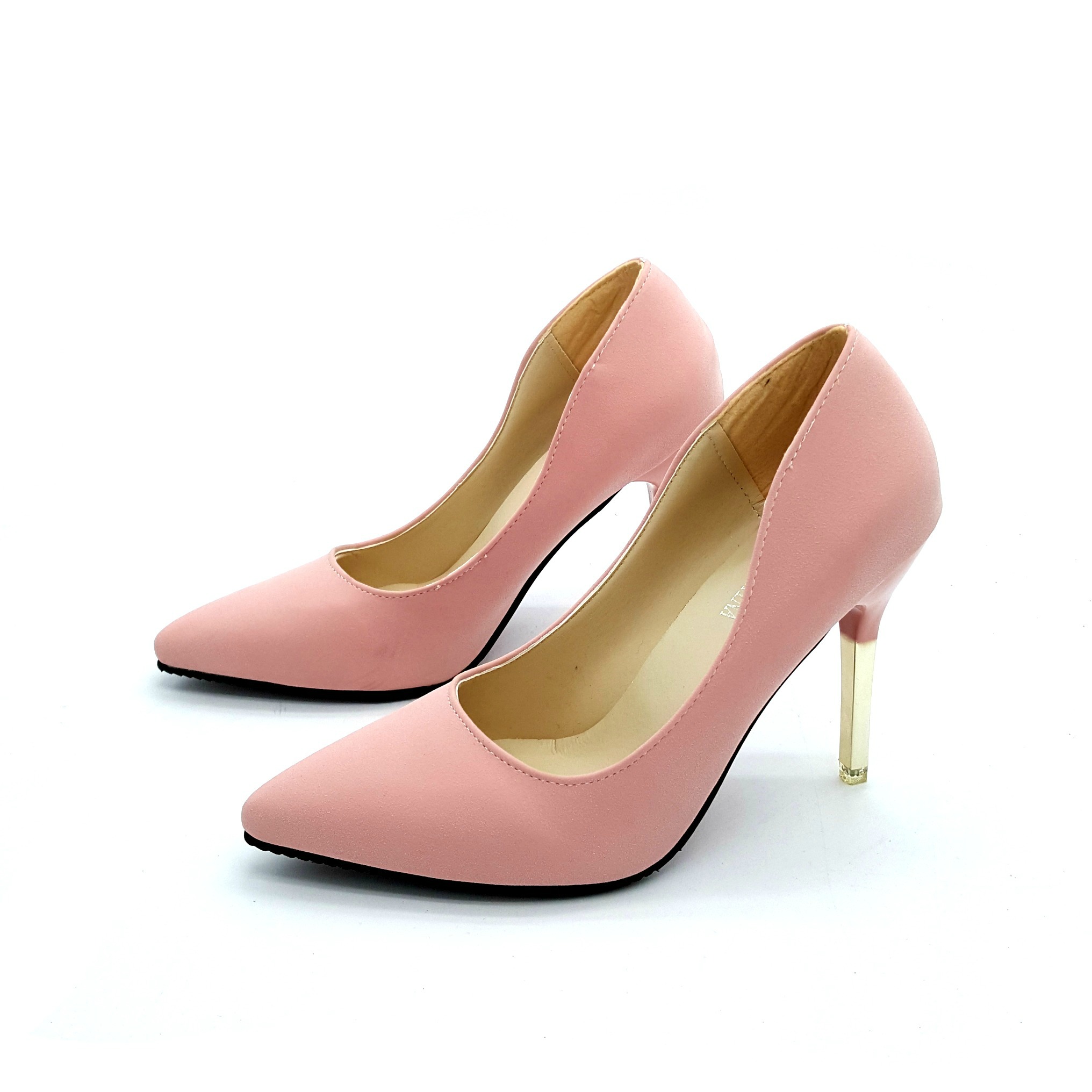 HA037 Pointed High Heels Pink