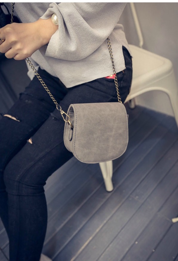 HA048 Slouchy Sling Bags Grey