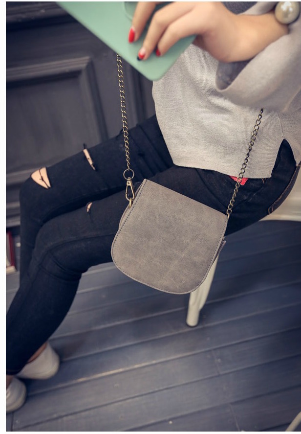 HA048 Slouchy Sling Bags Grey