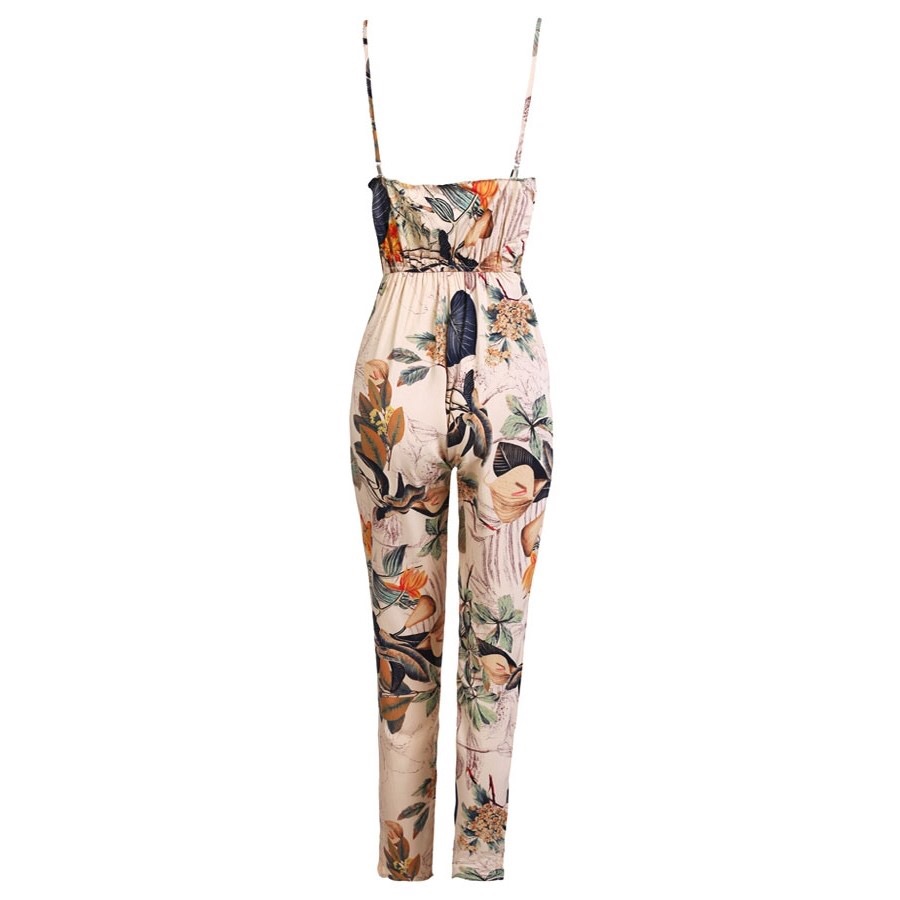 JW5011 Floral Jumpsuit As Pic