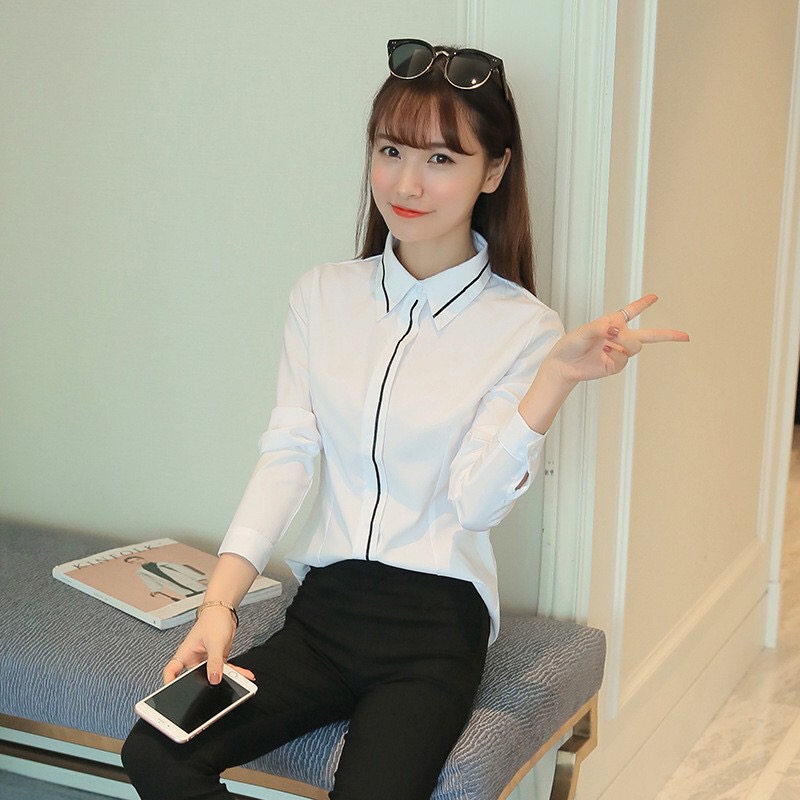 JW5012 Stylish Stripe Top White