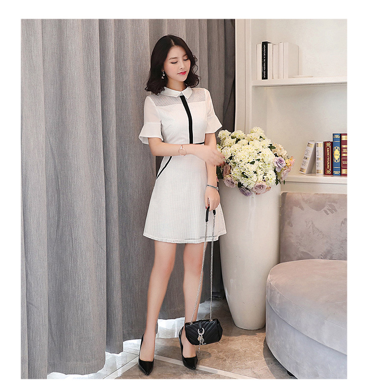 WD3856 Fashion Dress White