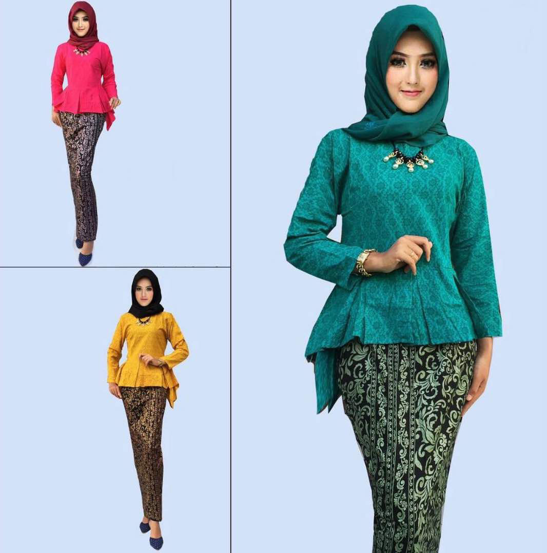 JW5017 Fishtail Peplum Set Tosca