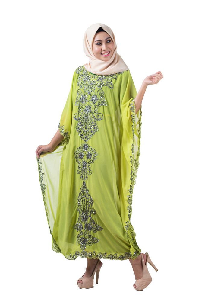 JW5020 Kaftan Style Yellow