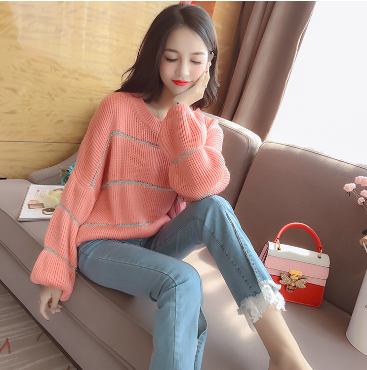 VW10472 Fashion Knit Top Pink