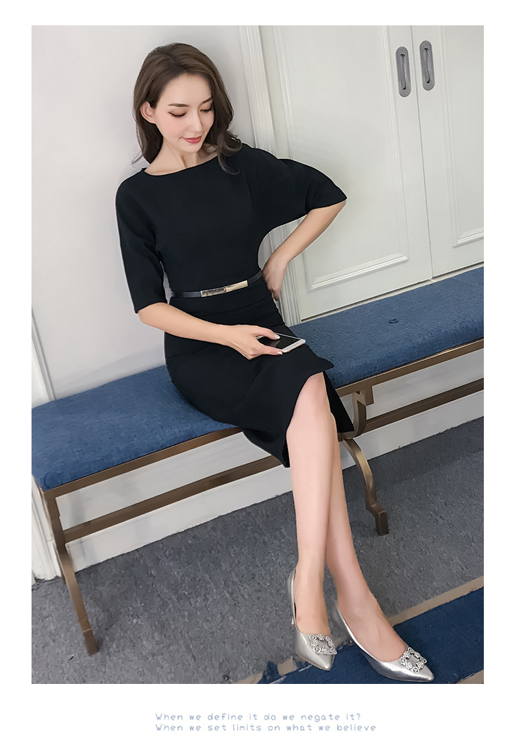 GW1877 Pretty Dress Black