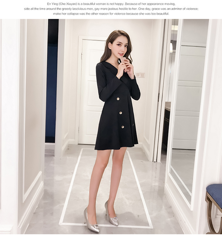 GW1878 Fashion Dress Black