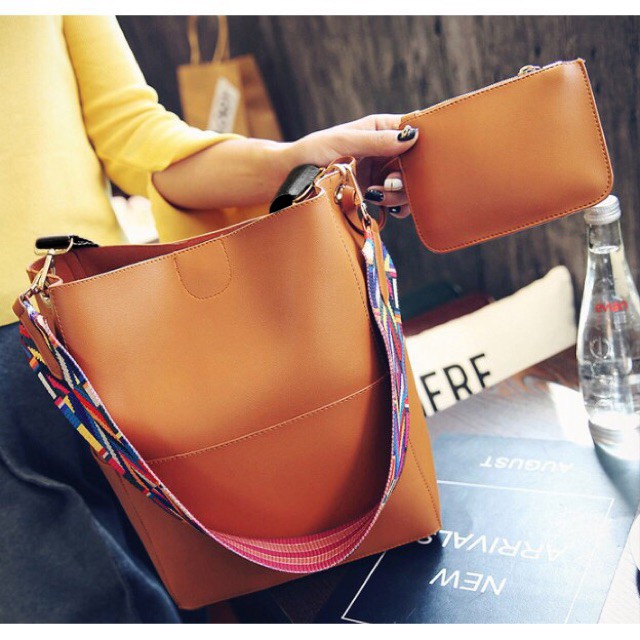 KW80050 Fashion 2 In 1 Bag Brown