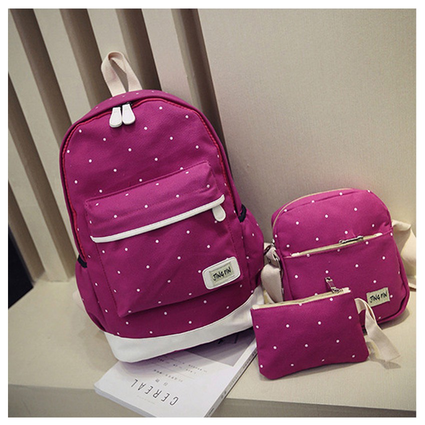 KW80115 3 In 1 School Bag Rose Pink