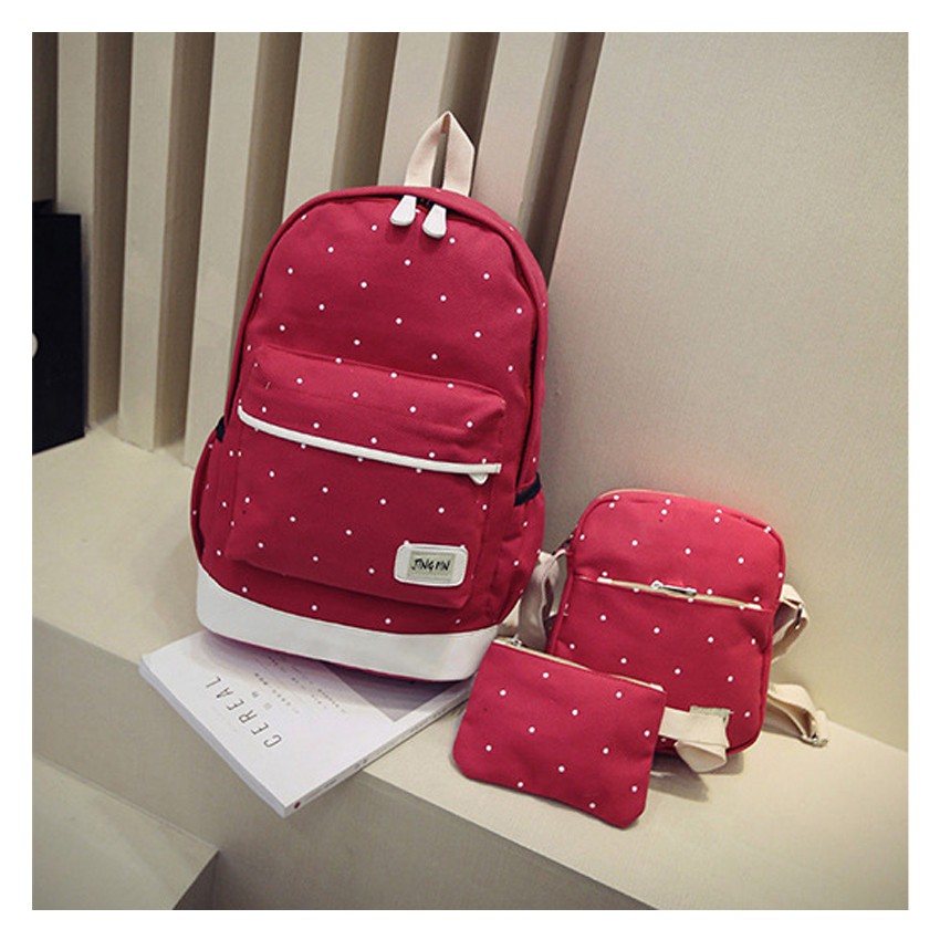 KW80115 3 In 1 School Bag Red