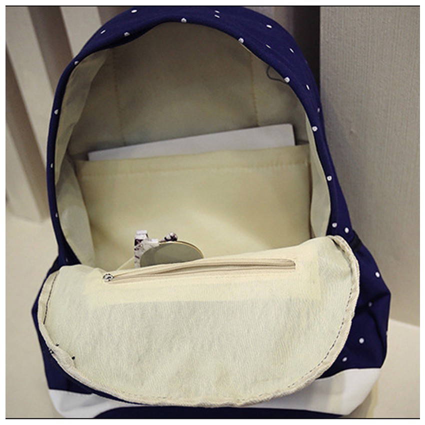 KW80115 3 In 1 School Bag Dark Blue