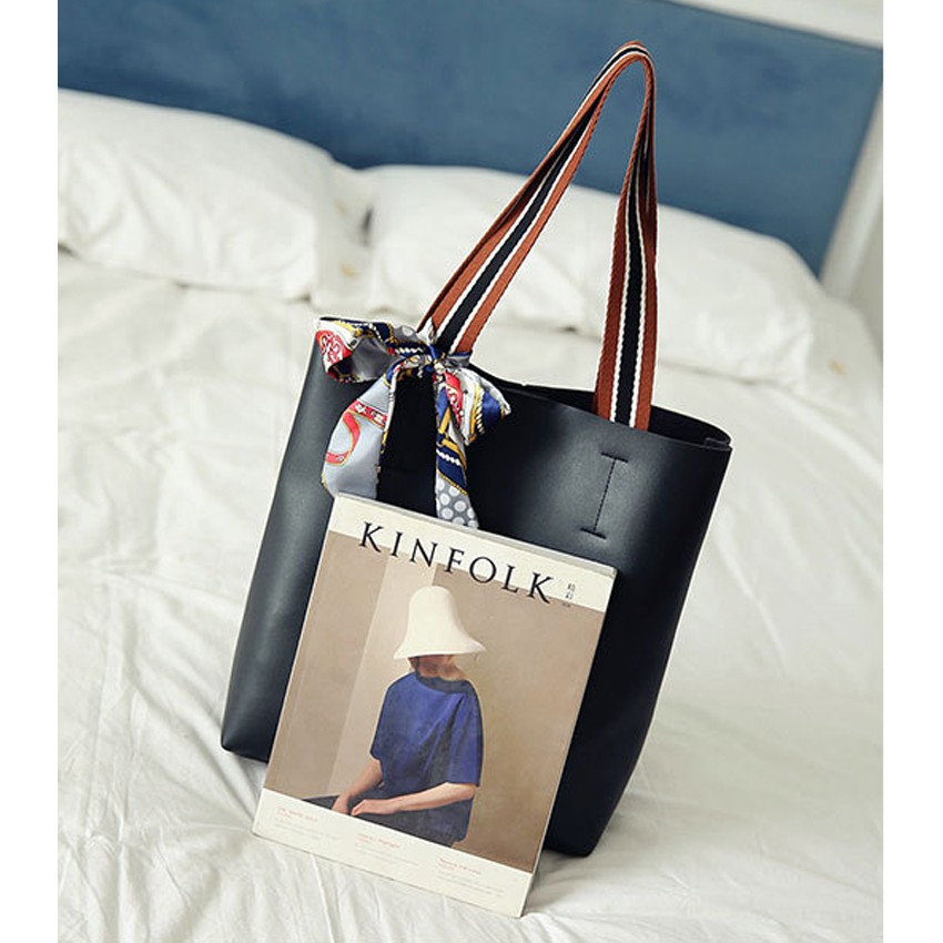 KW80133 2 In 1 Tote Bag Black