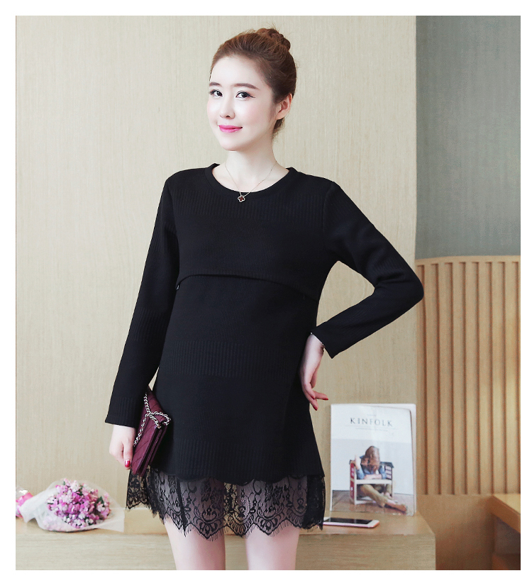 GW1914 Special Maternity Dress Black