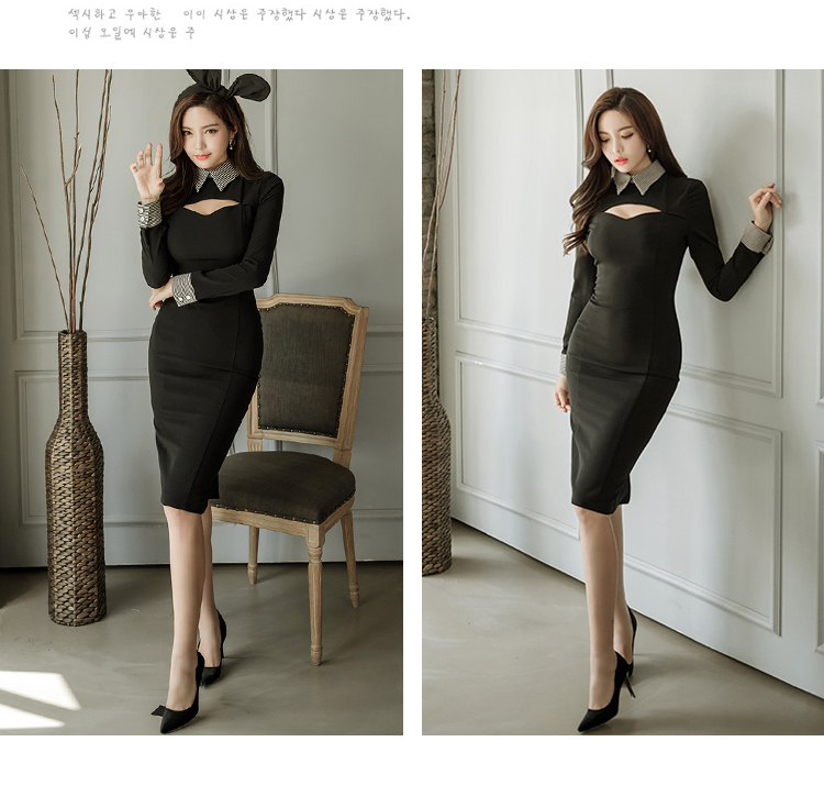 GW1939 Fashion Dress Black