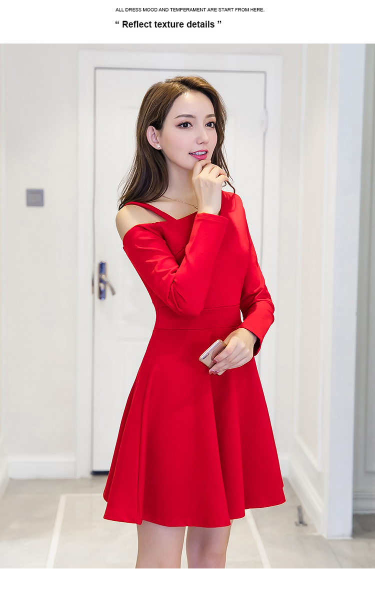 GW1945 Unique Dress Red