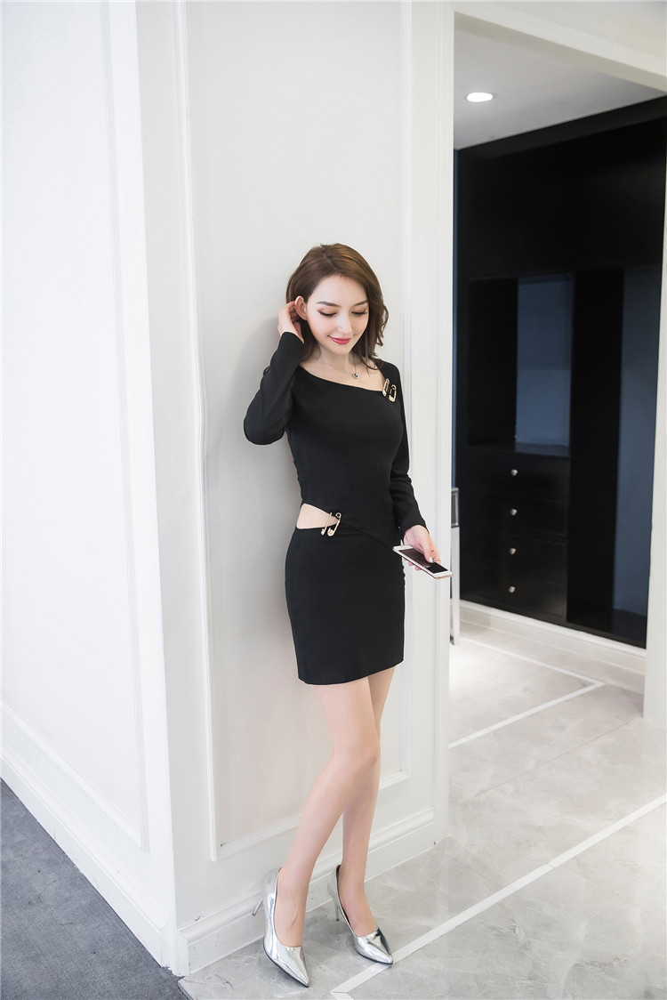 GW1950 Stylish Dress Black