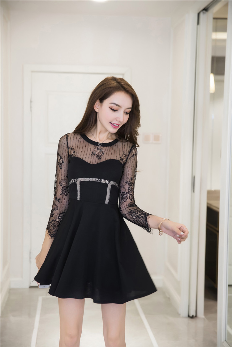 GW1951 Charming Dress Black