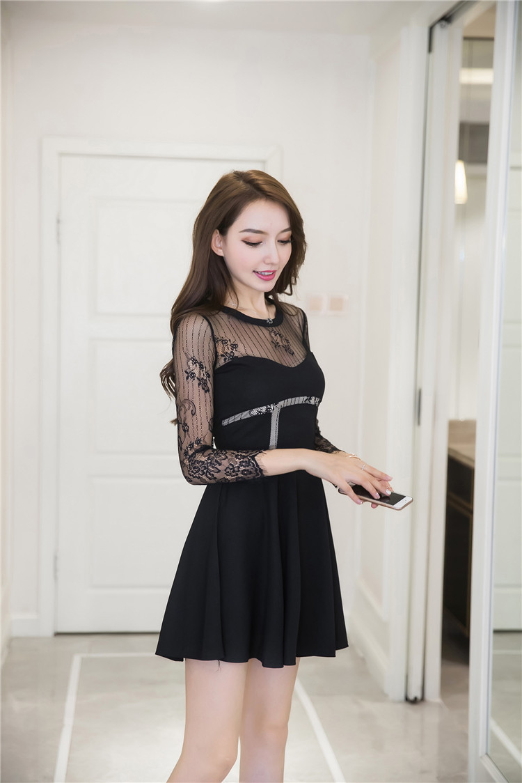 GW1951 Charming Dress Black