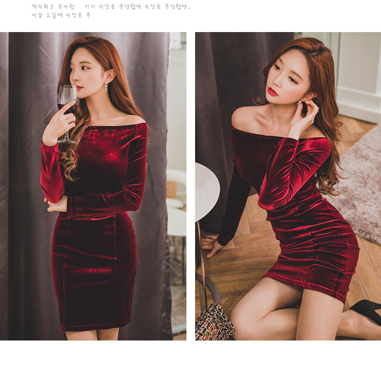 GW1960 Fashion Dress Maroon