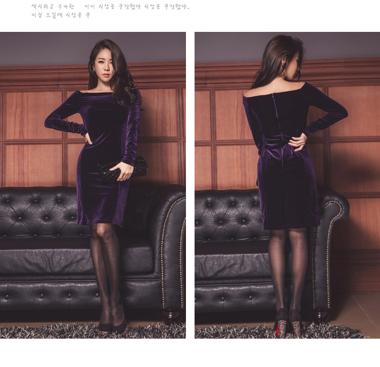 GW1960 Fashion Dress Purple