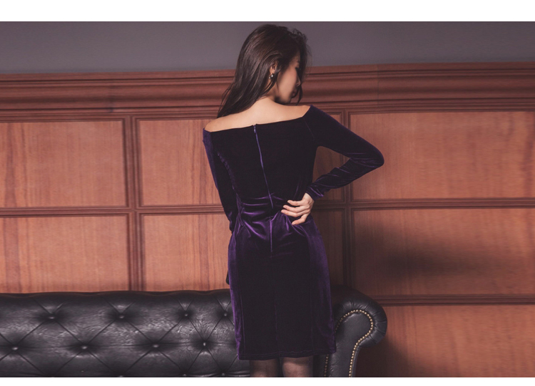 GW1960 Fashion Dress Purple