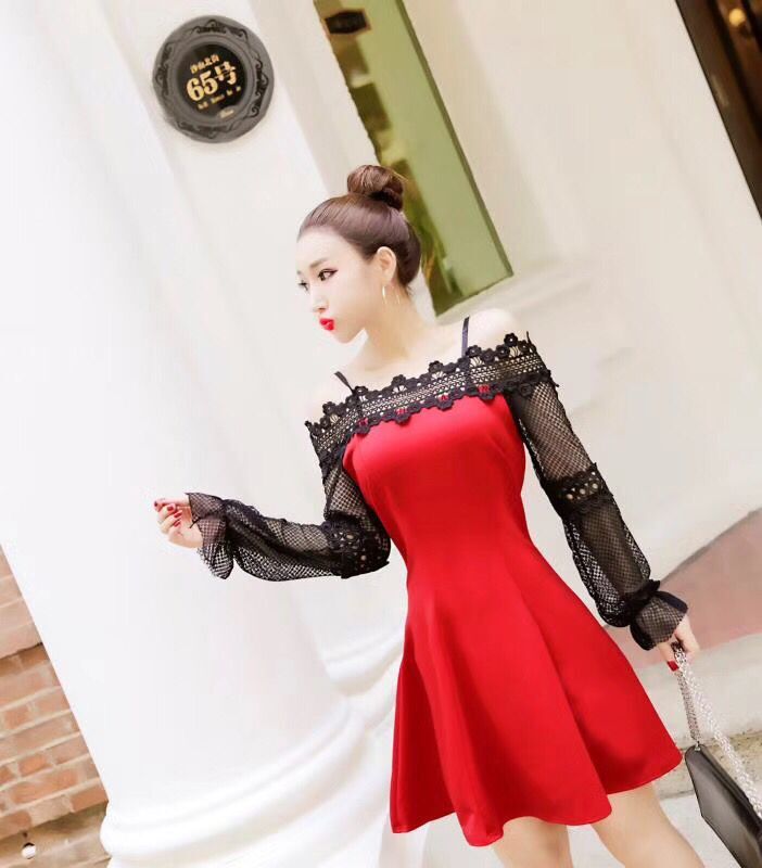 GW1972 Sweet Dress Red