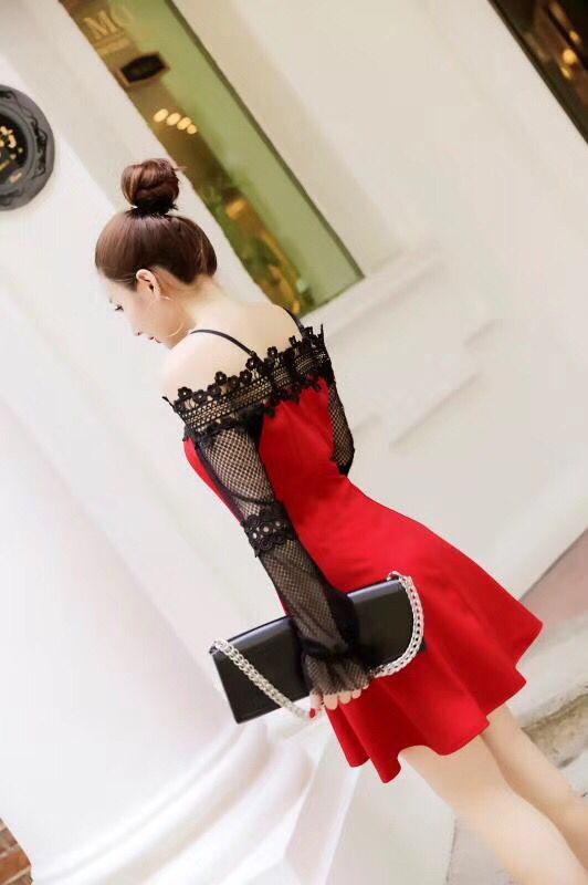 GW1972 Sweet Dress Red