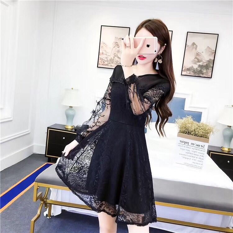 GW1973 Trendy Dress Black