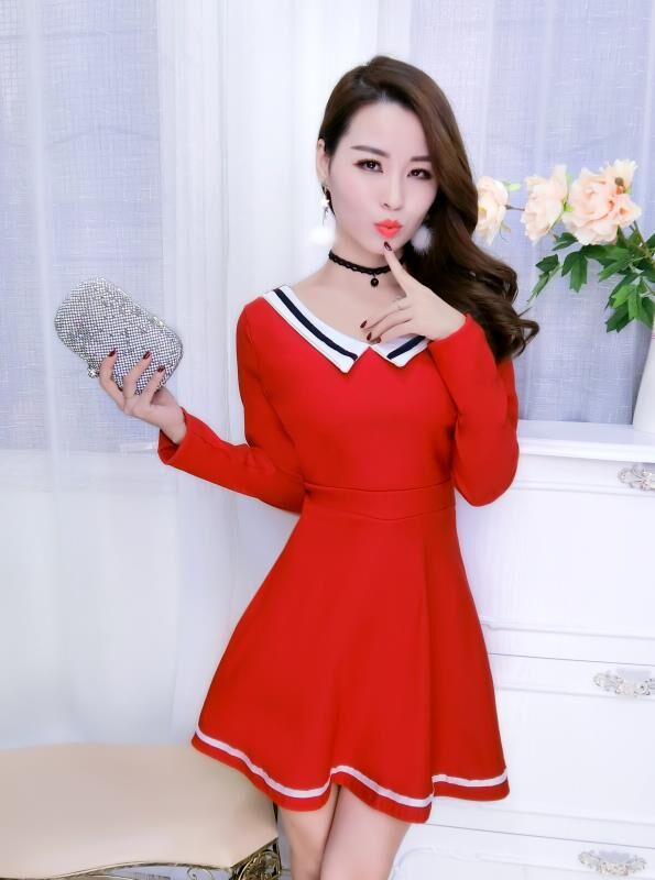 GW1979 Casual Dress Red