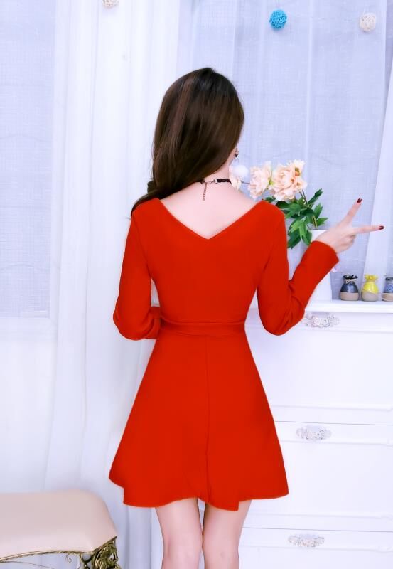 GW1979 Casual Dress Red