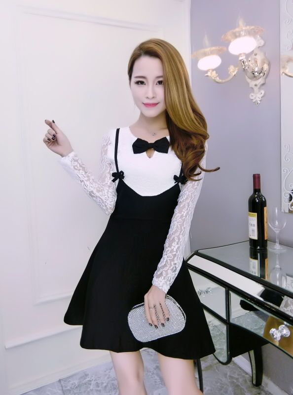 GW1984 Cute Dress Black