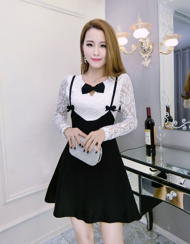 GW1984 Cute Dress Black