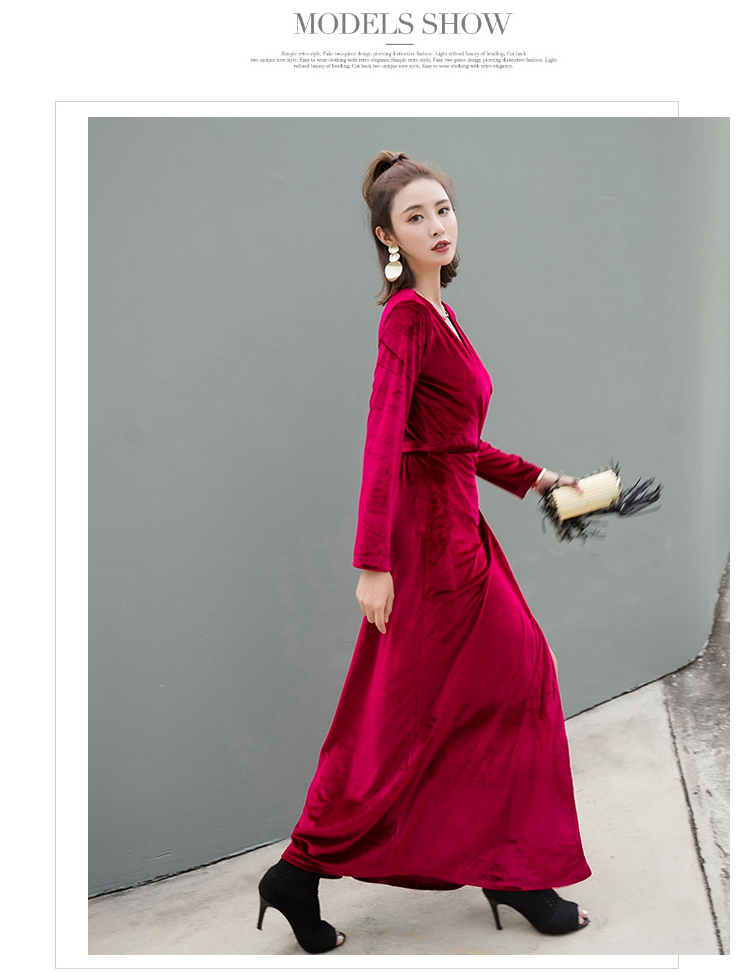 GW1987 Trendy Dress Maroon