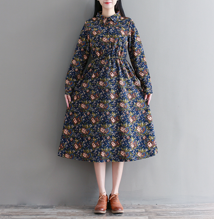 GW1988 Lovely Dress Dark Blue