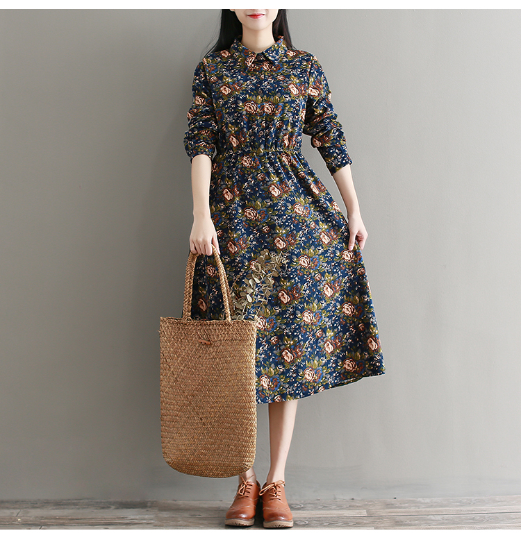 GW1988 Lovely Dress Dark Blue