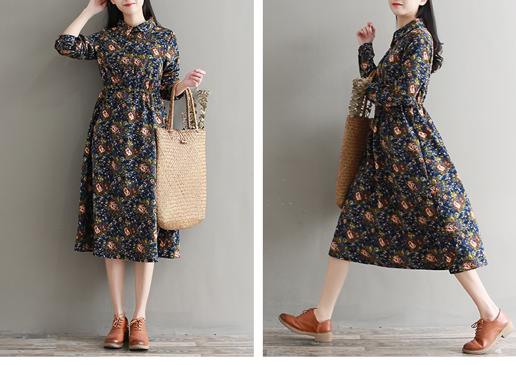 GW1988 Lovely Dress Dark Blue