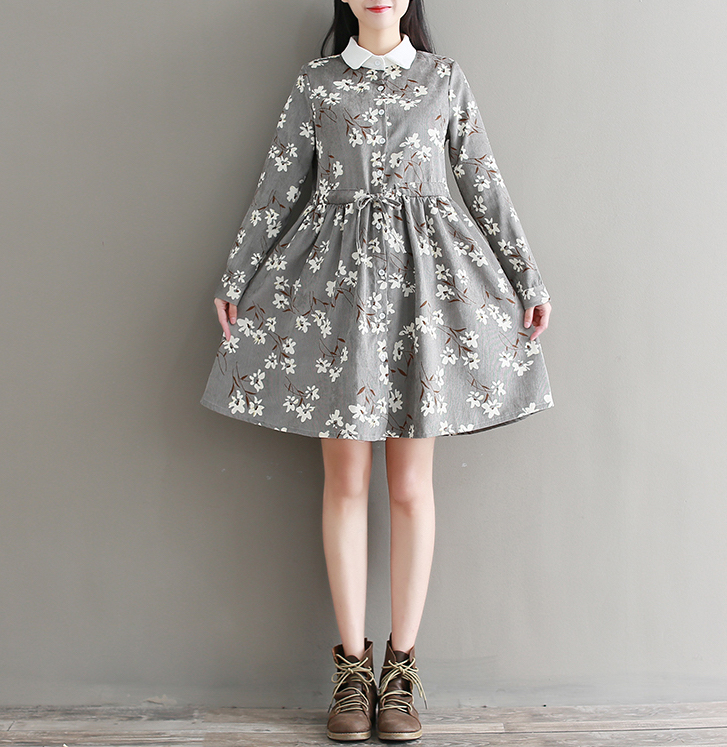 GW1989 Sweet Dress Grey