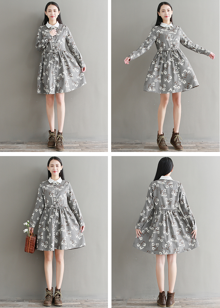 GW1989 Sweet Dress Grey