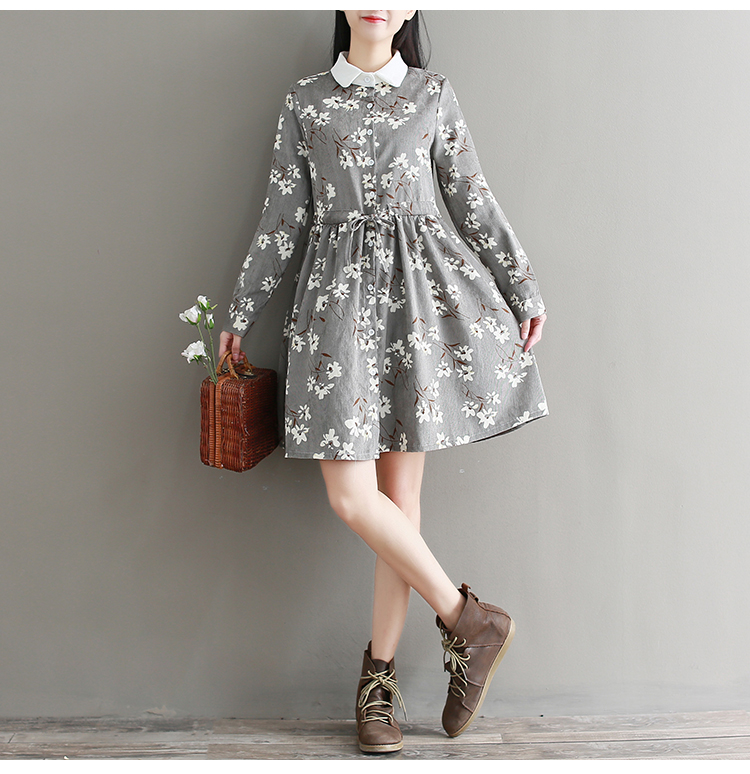 GW1989 Sweet Dress Grey