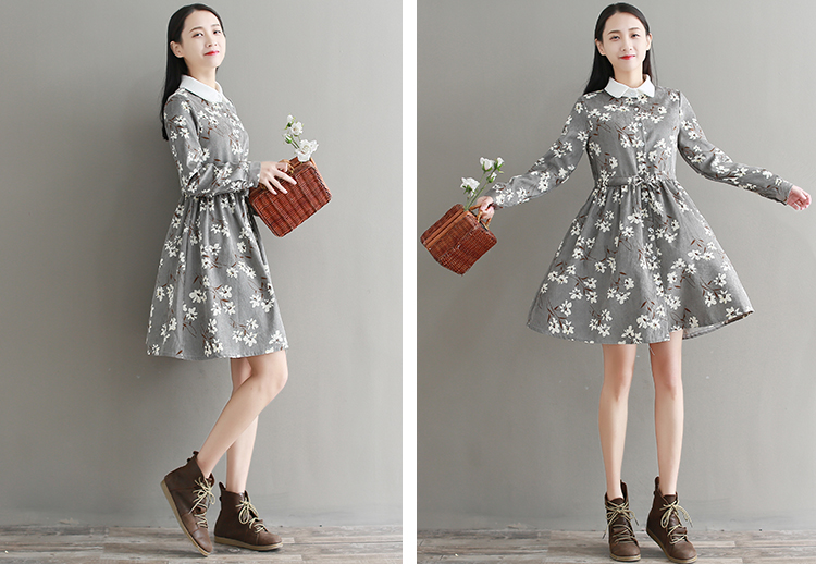 GW1989 Sweet Dress Grey