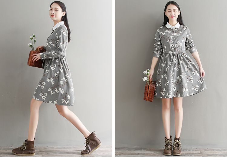 GW1989 Sweet Dress Grey