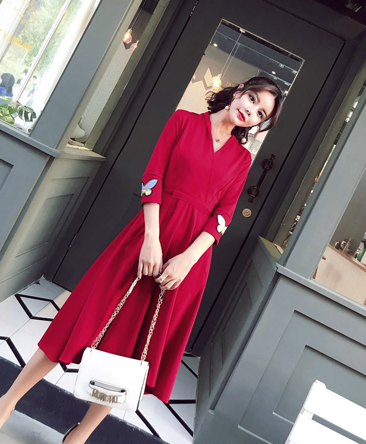 GW2019 Elegant Dress Red