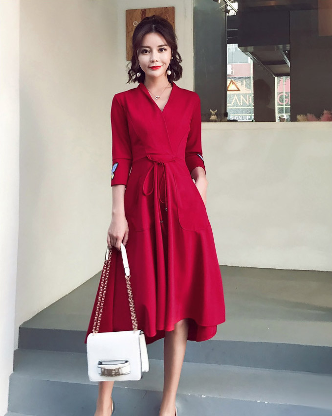 GW2019 Elegant Dress Red