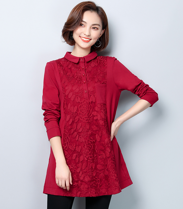 GW2027 Trendy Dress Red