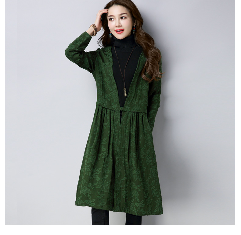 GW2099 Stylish Cardigan Green