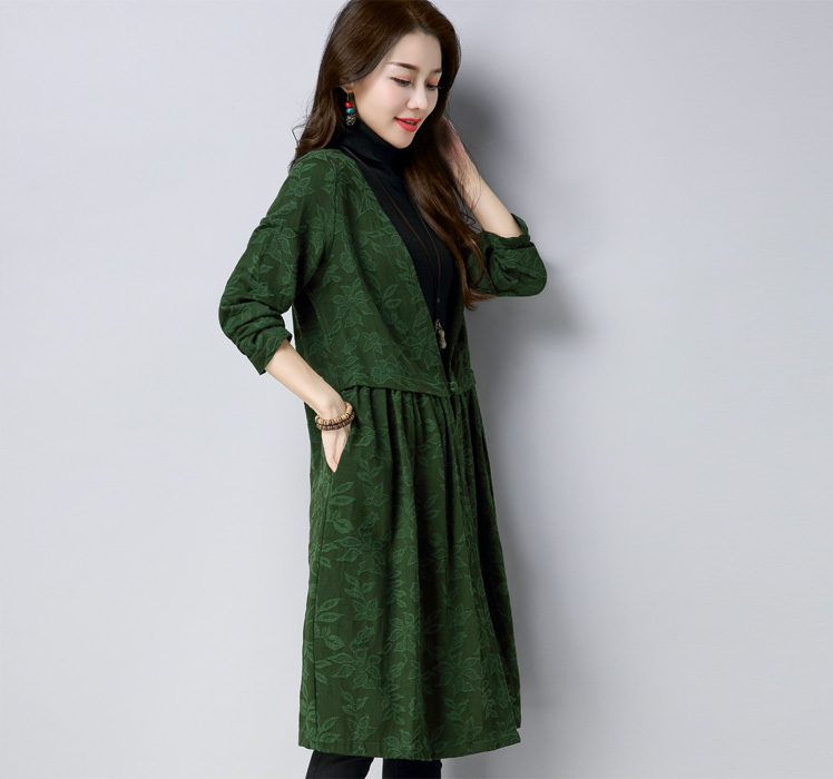 GW2099 Stylish Cardigan Green