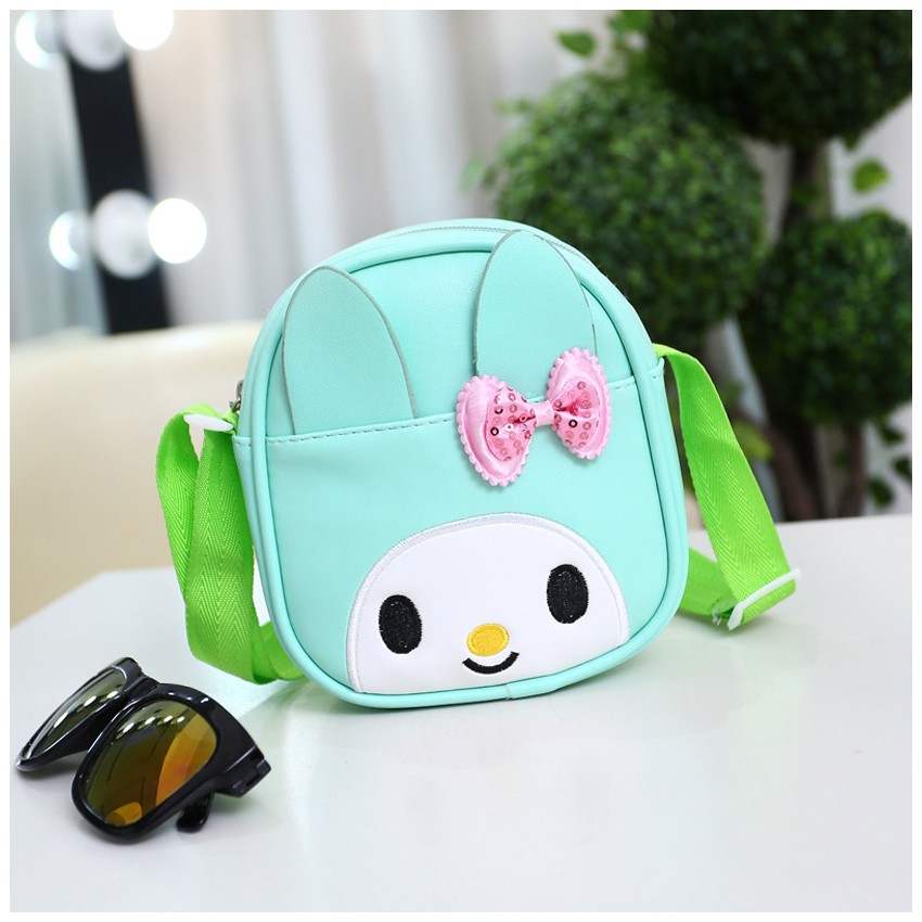 KW80152 Cute Rabbit Sling Bag Green