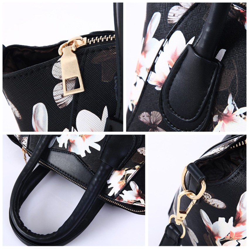 KW80153 Stylish Butterfly Sling Bag Black