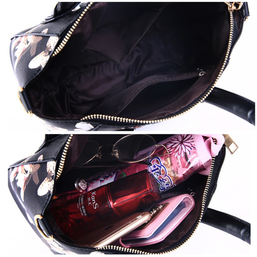 KW80153 Stylish Butterfly Sling Bag Black